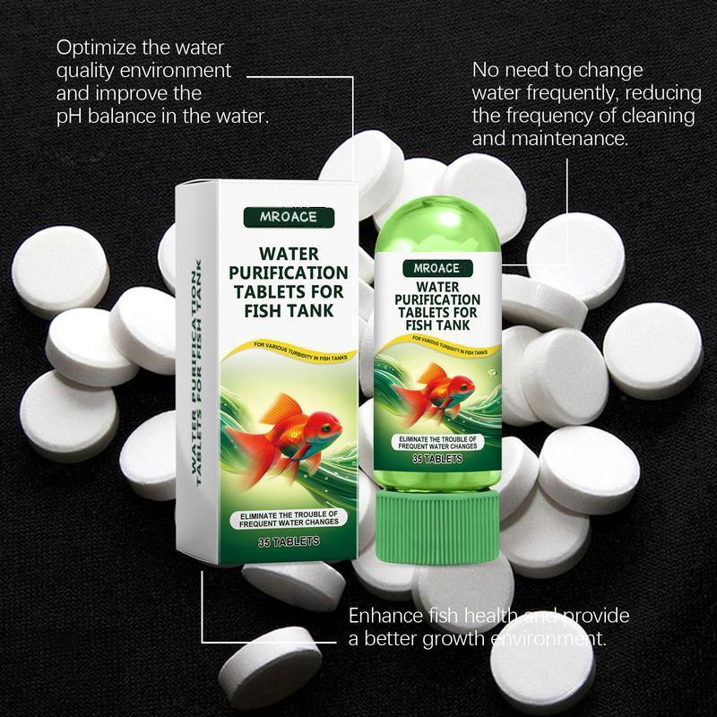 Mrorea Powerful Aquarium Water Purification Tablets for garden lawn and outdoor maintenance image 5