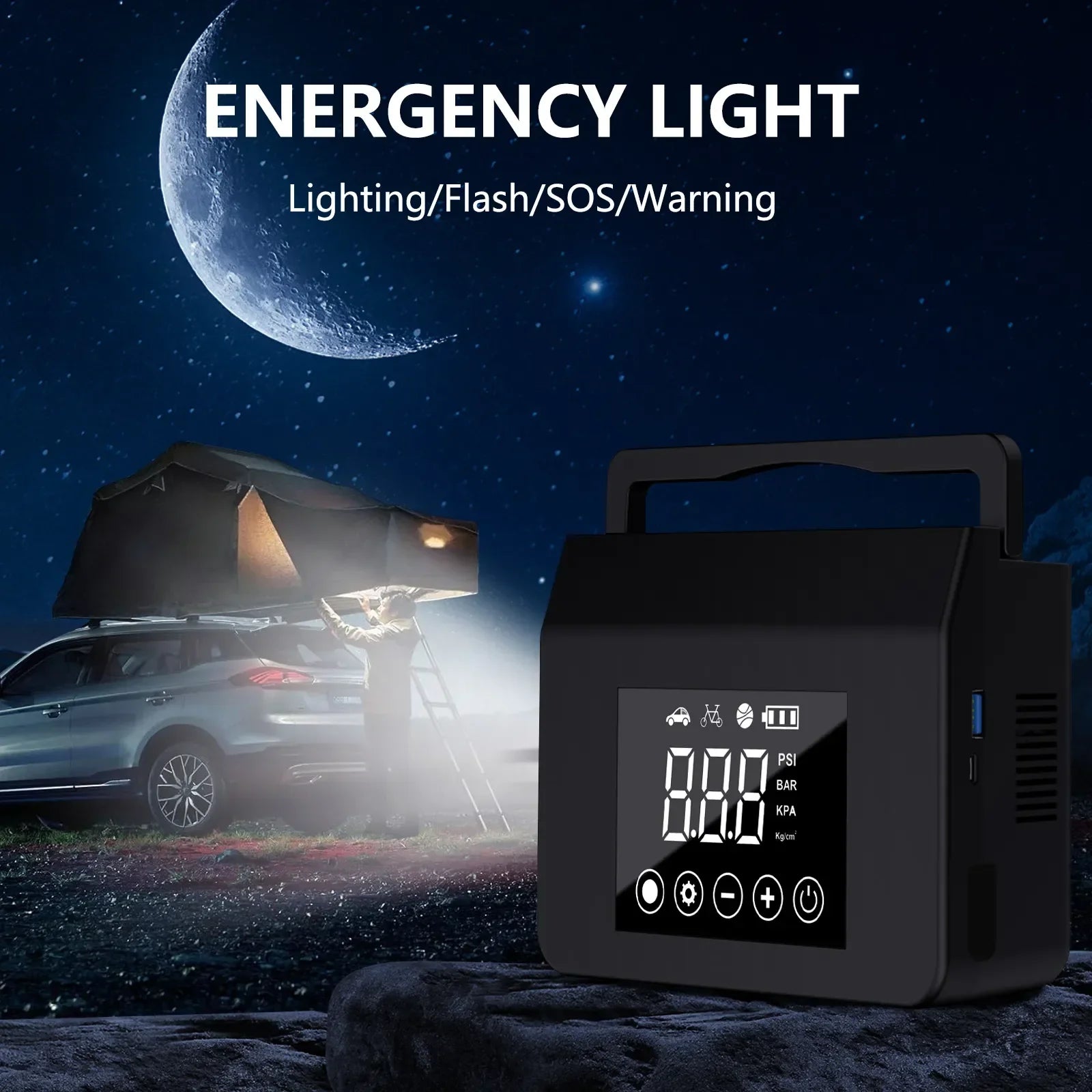 Mrorea 4000A Jump Starter with Air Compressor