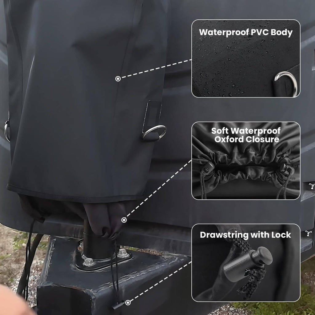 Mrorea RV Electric Tongue Jack Cover