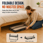Mrorea Portable Large Heavy-Duty Thick Plastic Clear Storage Box
