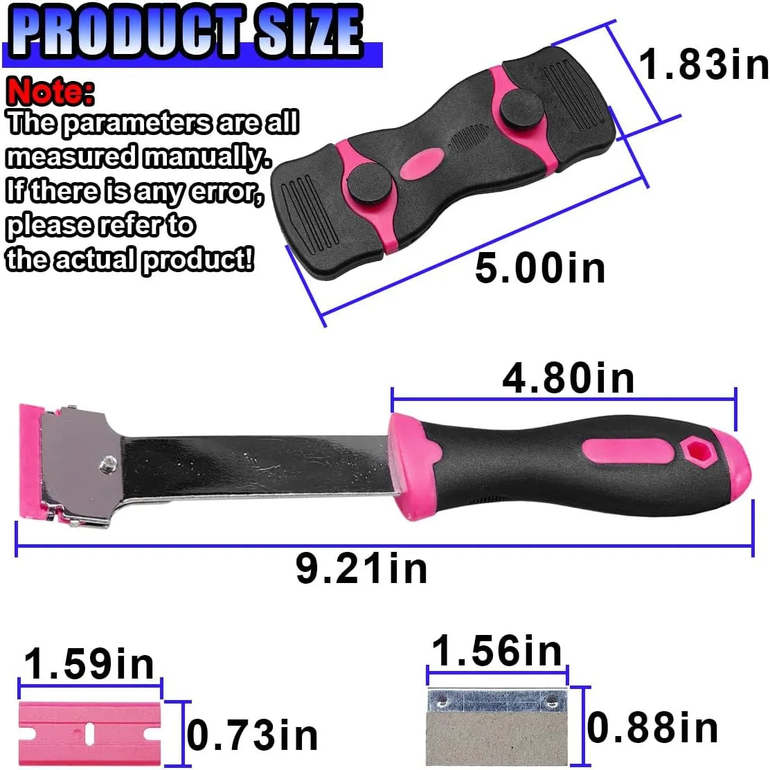 Mrorea Multi Purpose Razor Blade Scraper Set