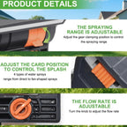 Mrorea Wide-Coverage Adjustable Oscillating Lawn Sprinkler