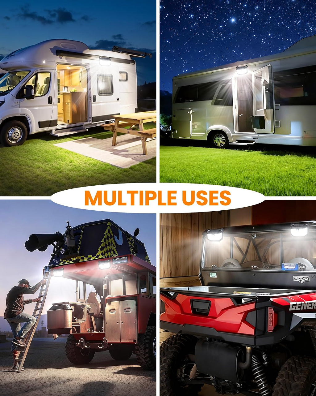 Mrorea Magnetic RV Solar Lights
