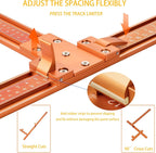 Mrorea Aluminum Alloy Circular Saw Guide Rail