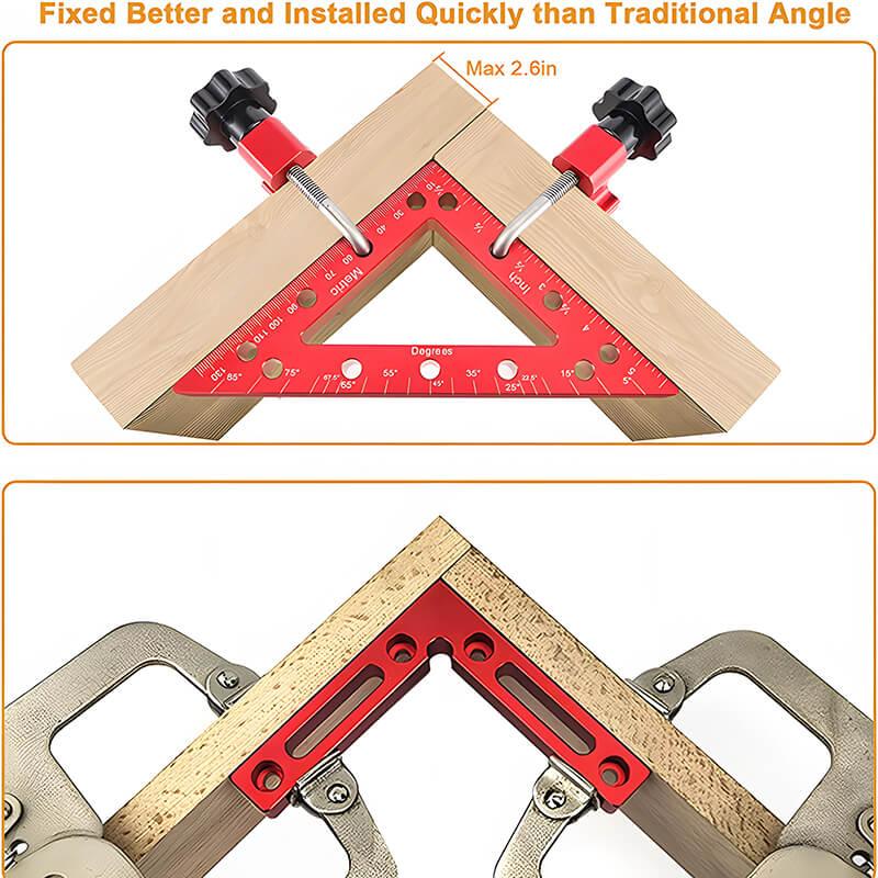 Mrorea Precision Clamping Squares Corner Clamp Positioning Assembly Squares