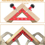 Mrorea Precision Clamping Squares Corner Clamp Positioning Assembly Squares