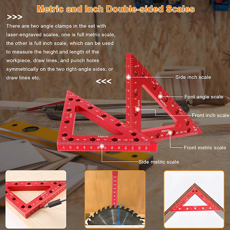 Mrorea Precision Clamping Squares Corner Clamp Positioning Assembly Squares