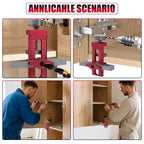 Mrorea cabinet door mounting jig for one-person hinge alignment image 3