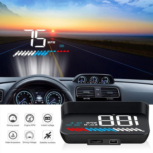 Mrorea car HUD head up display digital speedometer product image 2
