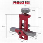 Mrorea cabinet door mounting jig for one-person hinge alignment image 7
