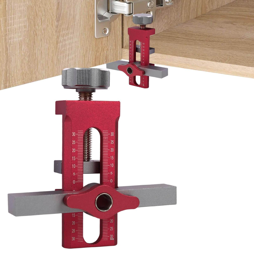 Mrorea cabinet door mounting jig for one-person hinge alignment image 1