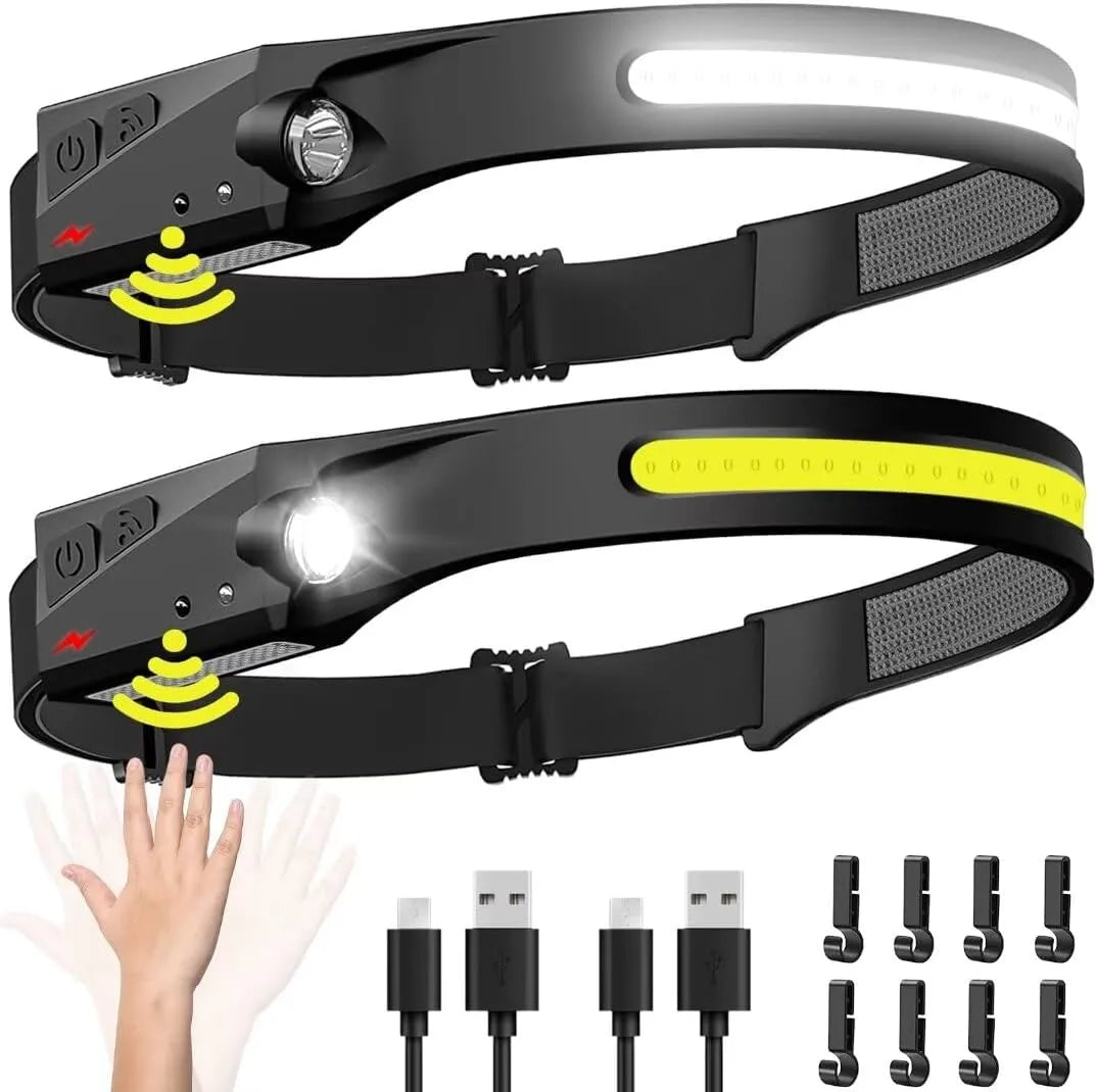 Mrorea Rechargeable 230 Degree Wide Beam LED Headlamp for camping travel and outdoor use image 9