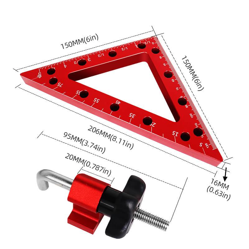 Mrorea Precision Clamping Squares Corner Clamp Positioning Assembly Squares