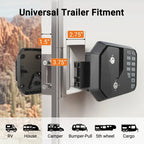 Mrorea Remote Control Bluetooth Fingerprint RV Door Lock(Fits Most Models)