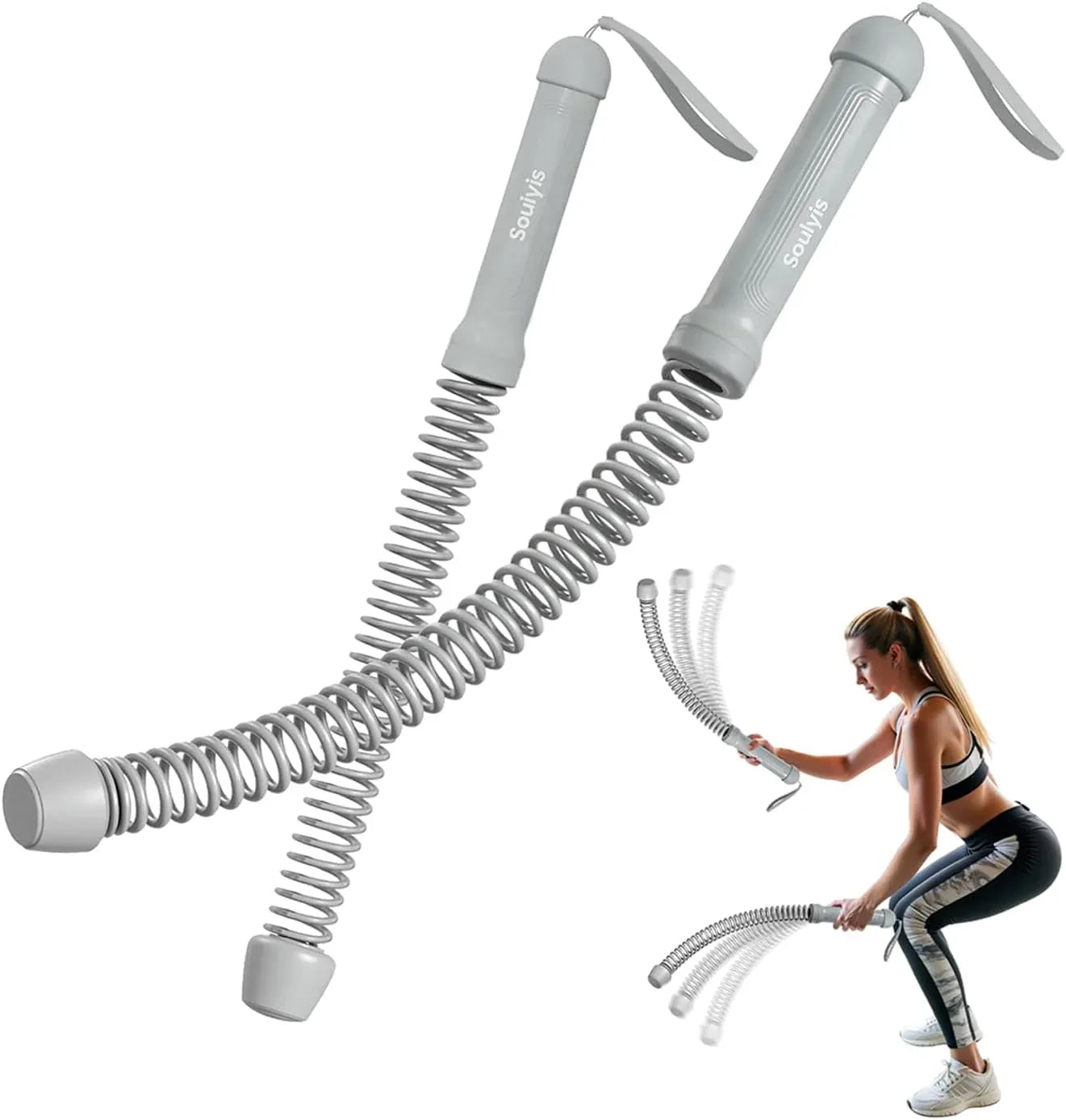 Mrorea Adjustable Ropeless Battle Ropes Training for fitness workout and wellness routine image 2