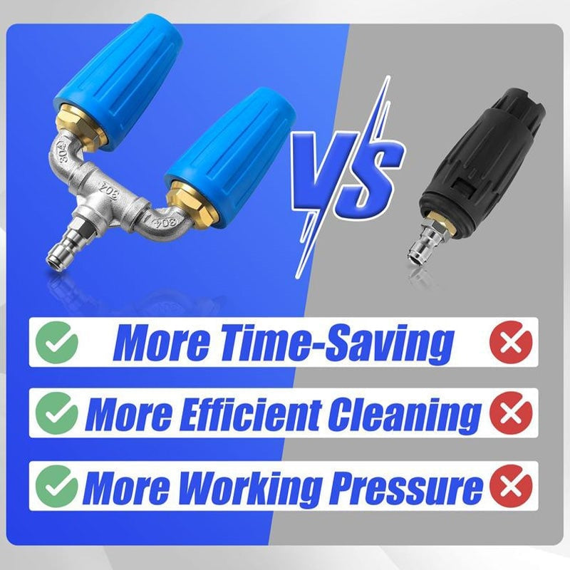 Mrorea Dual/Triple/Quad Turbo Nozzle Pressure Washer