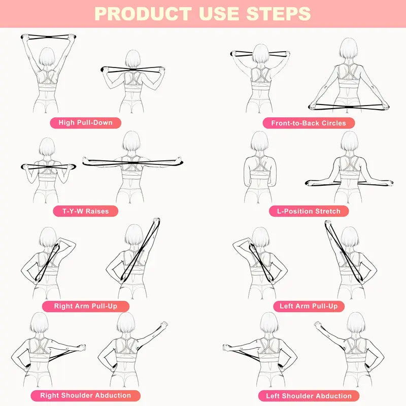 Mrorea Figure 8 Silicone Resistance Band