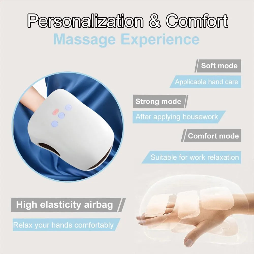 Mrorea Heated Compression Cordless Hand Massager