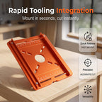 Mrorea Adjustable Aluminum Alloy Router Slotting Bracket