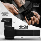 Mrorea Neoprene Wrist-Support Weight Lifting Hooks