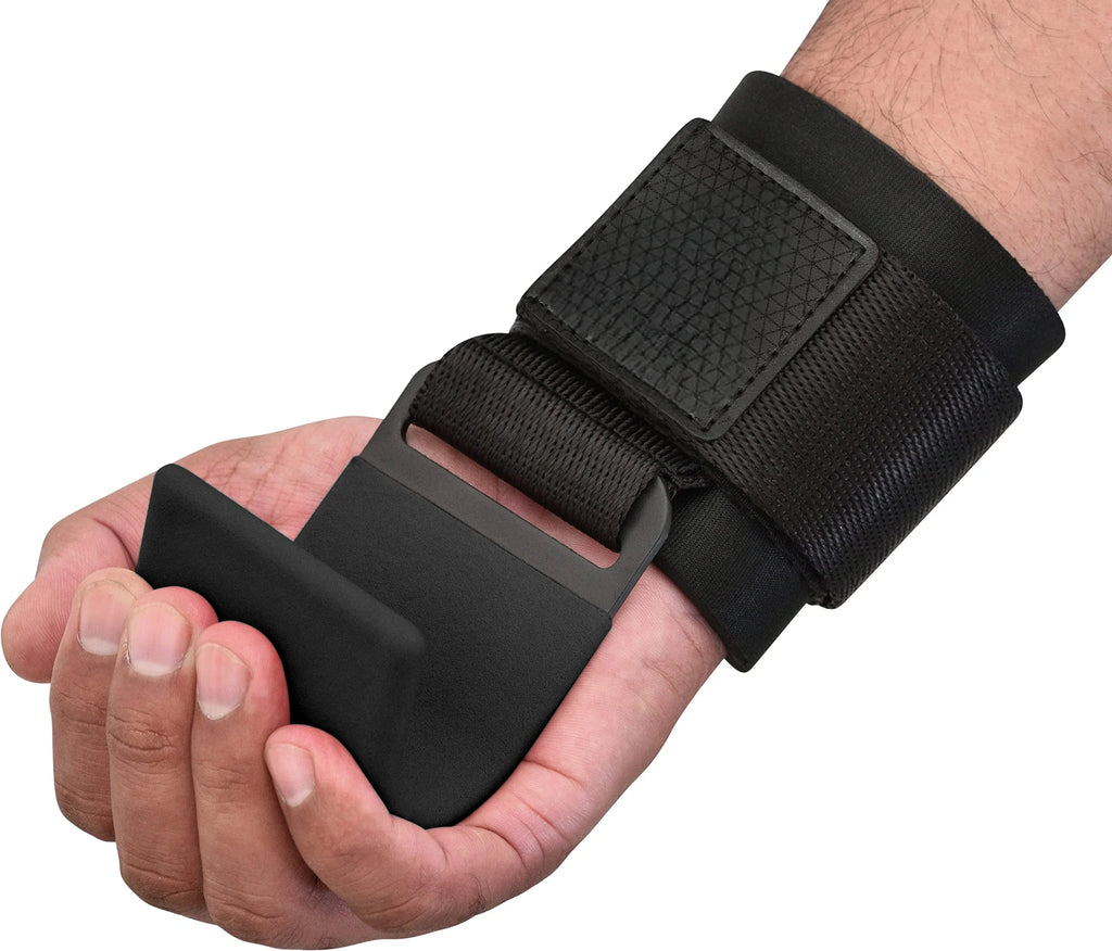 Mrorea Neoprene Wrist-Support Weight Lifting Hooks