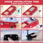 Mrorea Door Hinge Installation Jig Tool