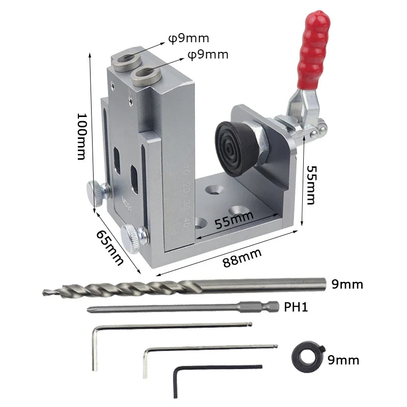 Mrorea Quick-set Tilting Tenon Joint Fixture Kit