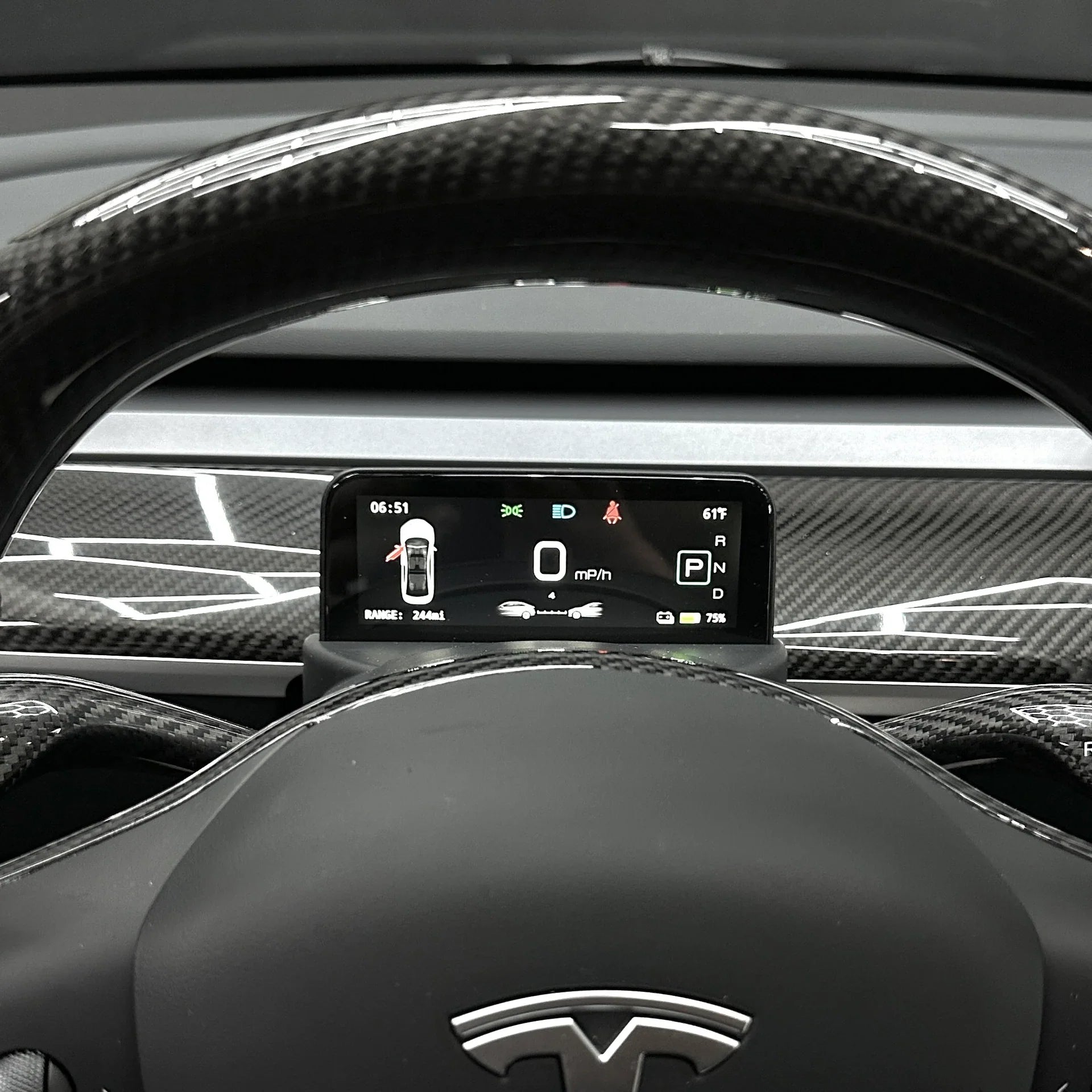 Mrorea Tesla dashboard instrument cluster display product image 9