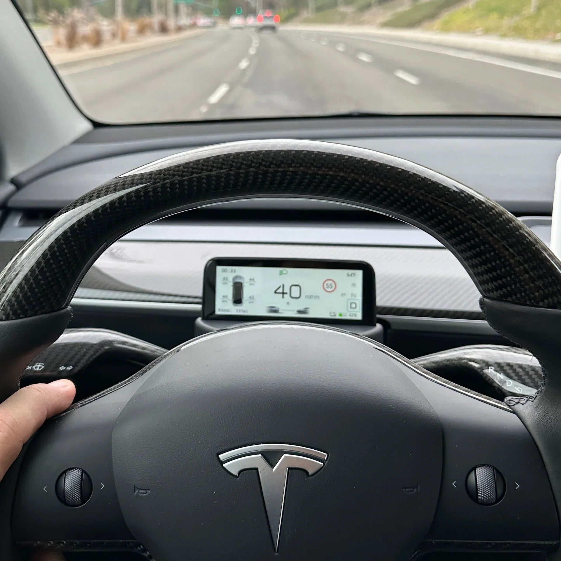 Mrorea Tesla dashboard instrument cluster display product image 5