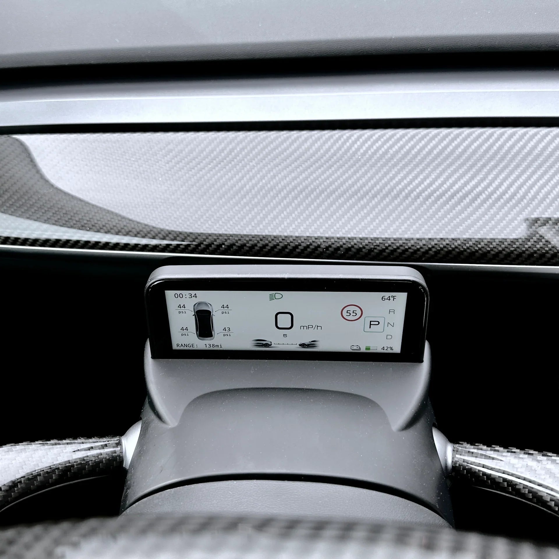 Mrorea Tesla dashboard instrument cluster display product image 10