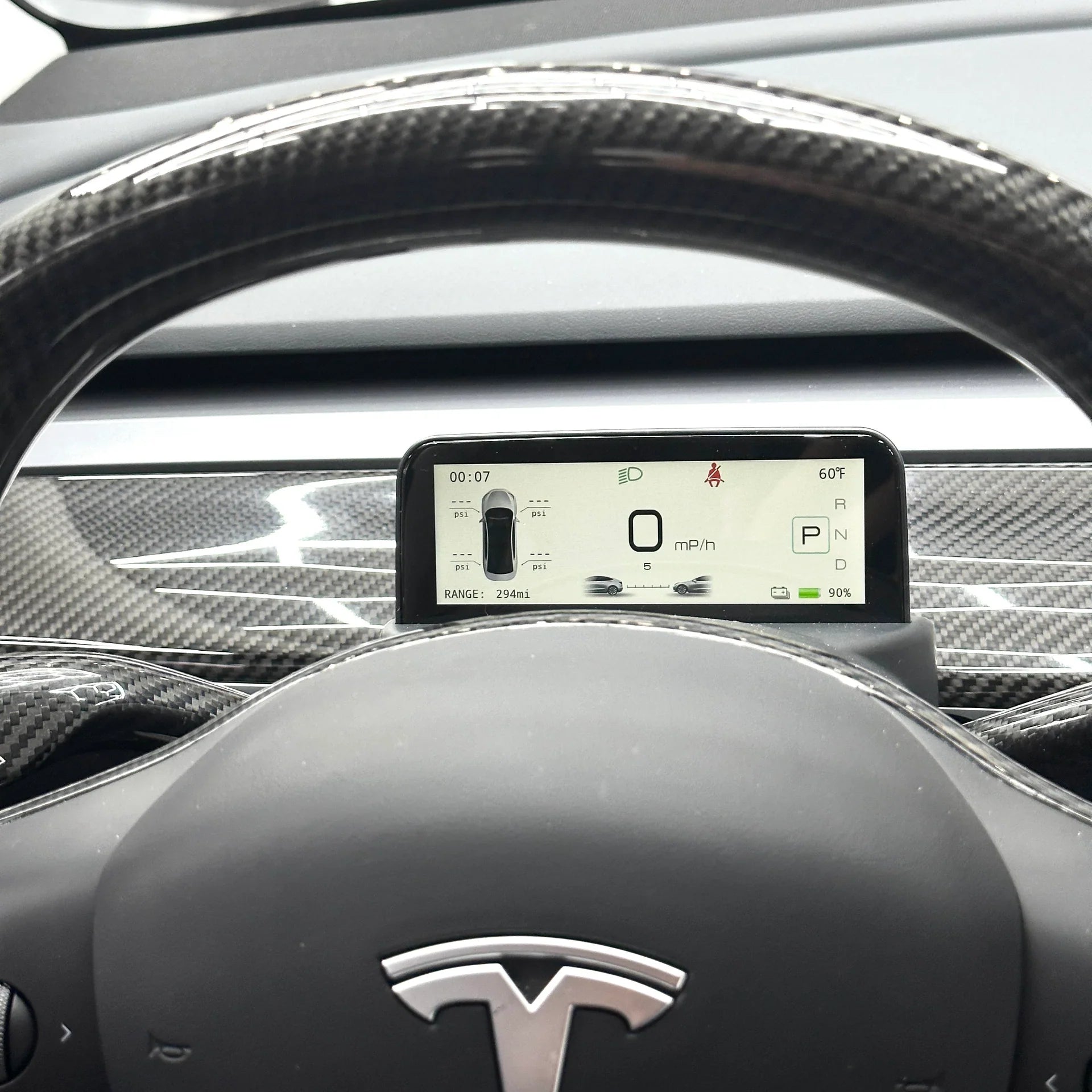 Mrorea Tesla dashboard instrument cluster display product image 8