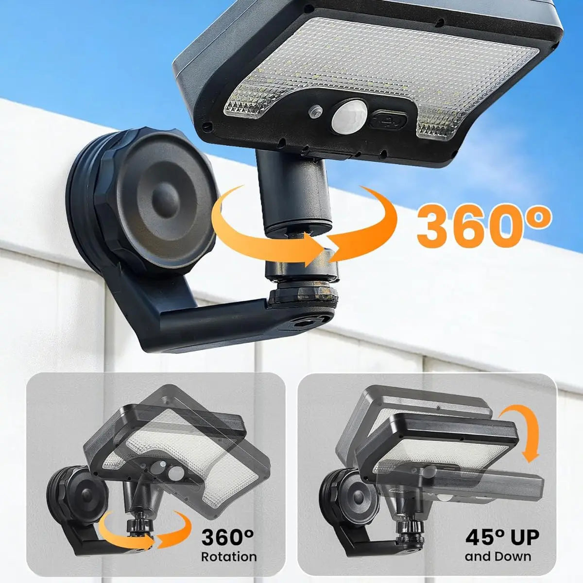 Mrorea Magnetic Solar Lights Outdoor