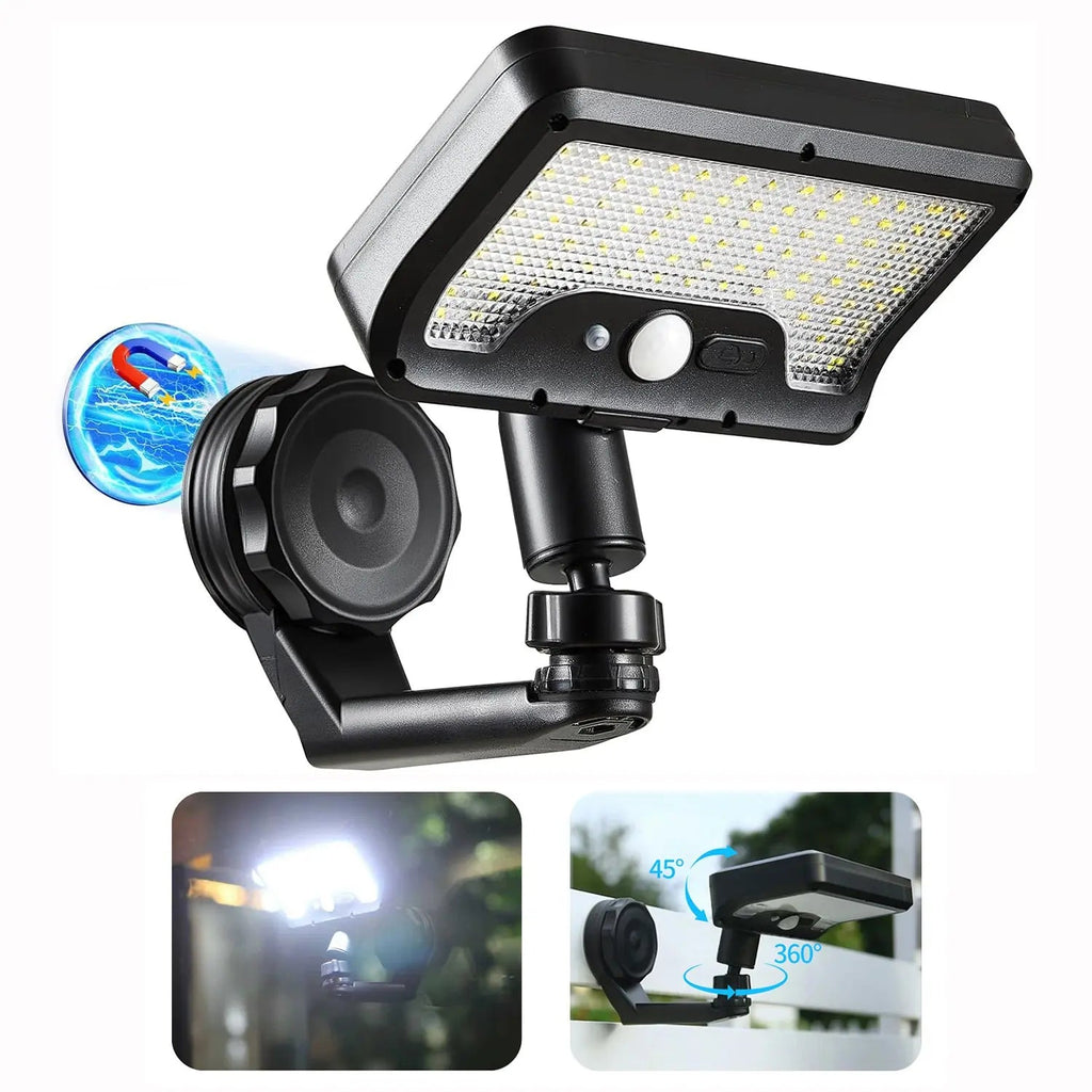 Mrorea Magnetic Solar Lights Outdoor