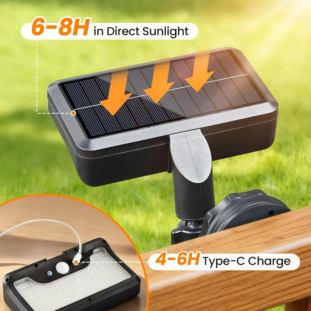 Mrorea Magnetic Solar Lights Outdoor