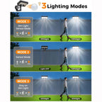 Mrorea Magnetic Solar Lights Outdoor