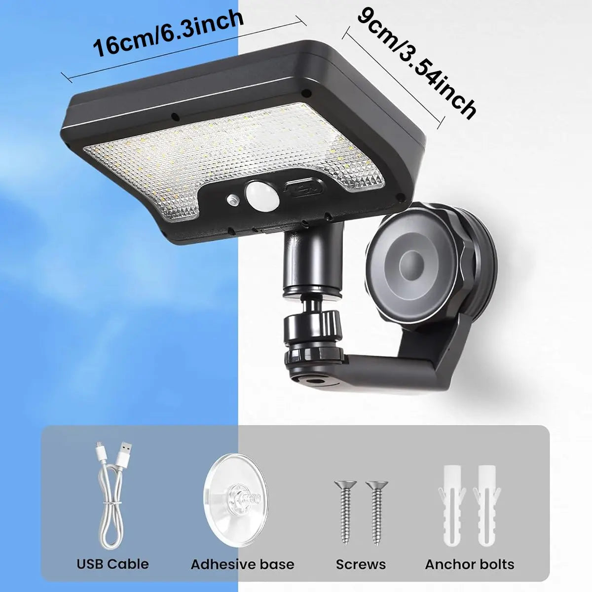 Mrorea Magnetic Solar Lights Outdoor