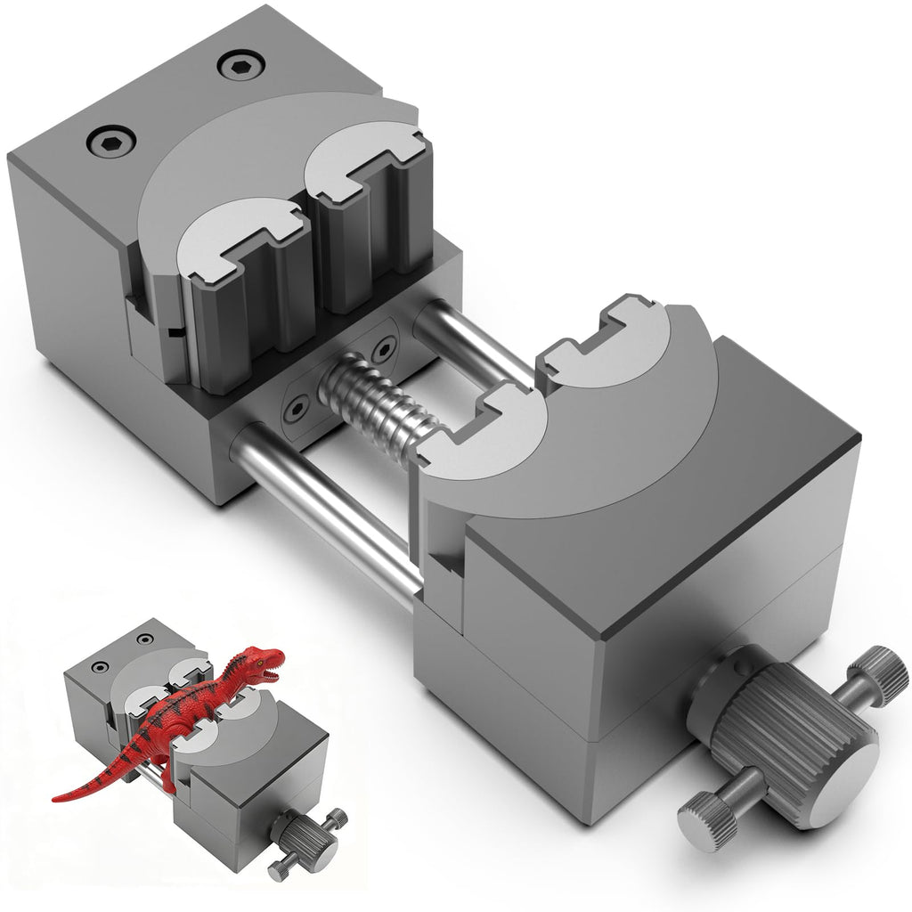 Mrorea Smart Fractal Vise | Self-Adjusting Bench Vise for Irregular Shapes