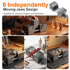 Mrorea Smart Fractal Vise | Self-Adjusting Bench Vise for Irregular Shapes