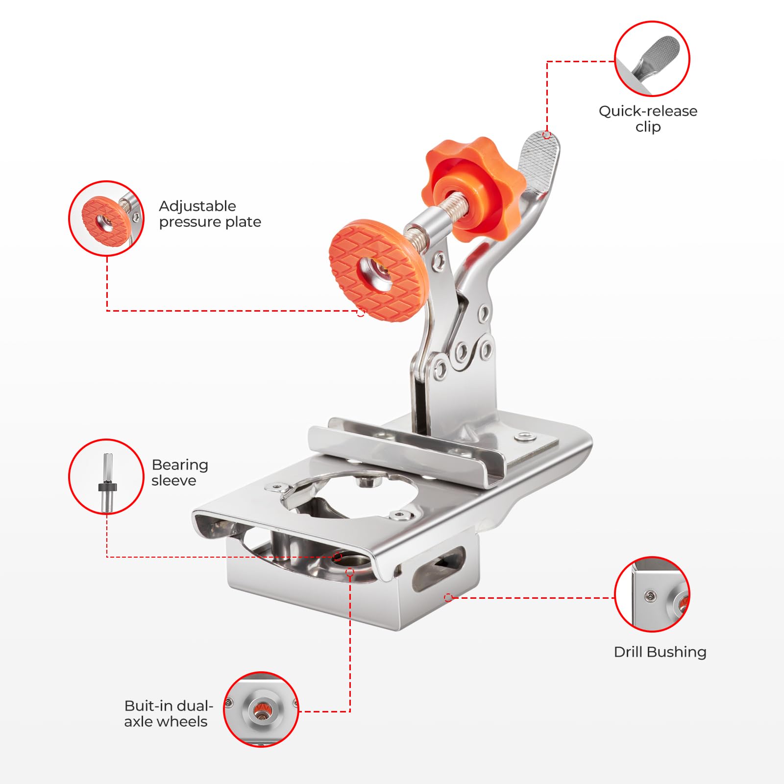 Mrorea Adjustable Concealed Hinge Clamp Jig