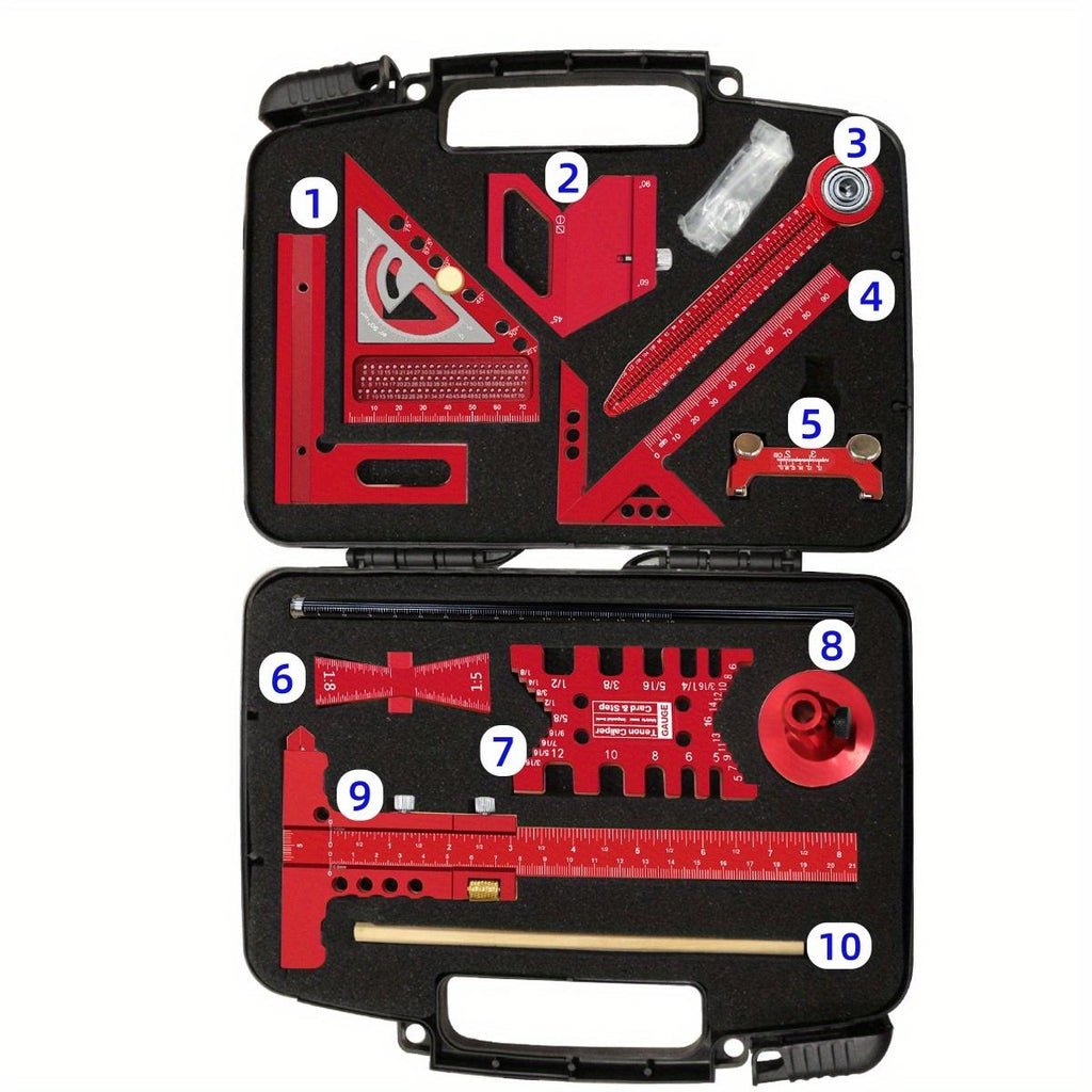 Mrorea Multi-Angle Woodworking Measuring Tool Kit