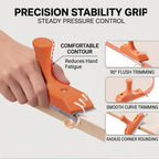 Resharpenable 5Cr15MoV stainless steel trimming blade