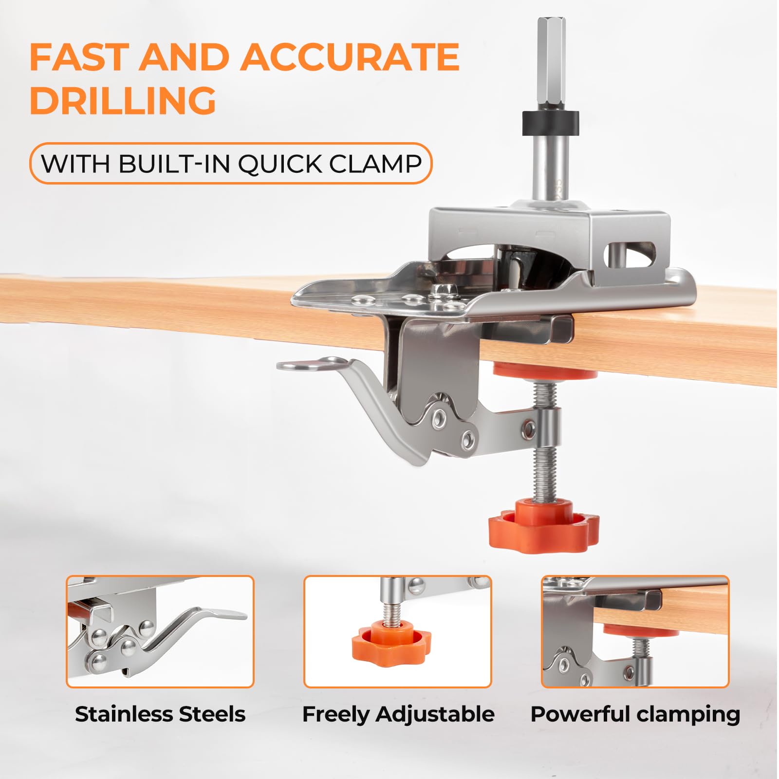 Mrorea Adjustable Concealed Hinge Clamp Jig