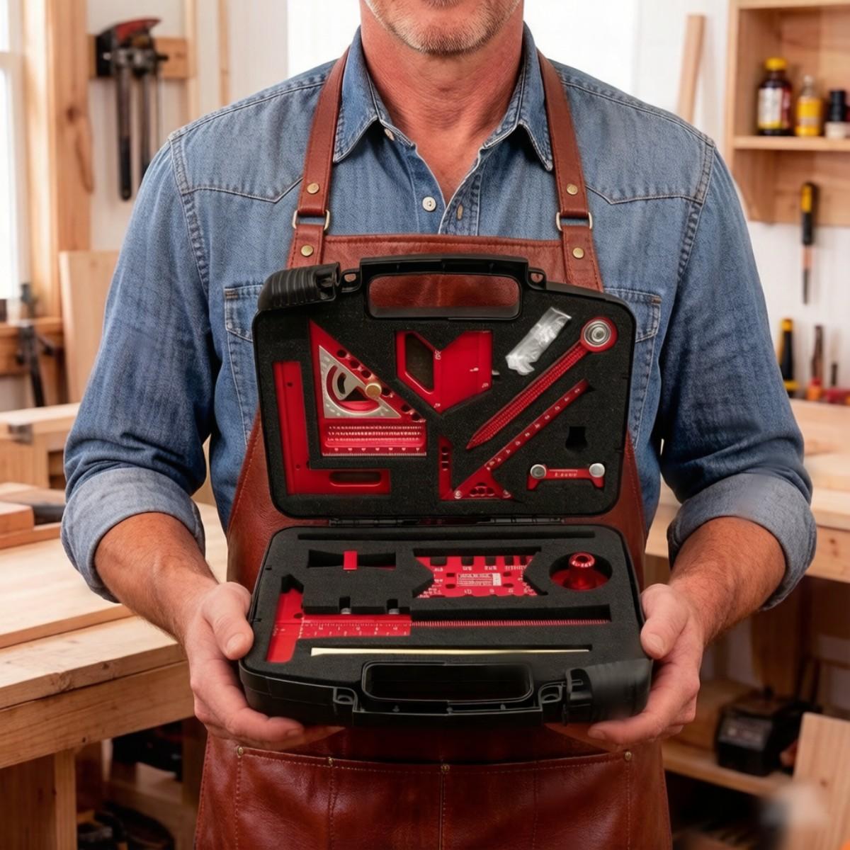 Mrorea Multi-Angle Woodworking Measuring Tool Kit