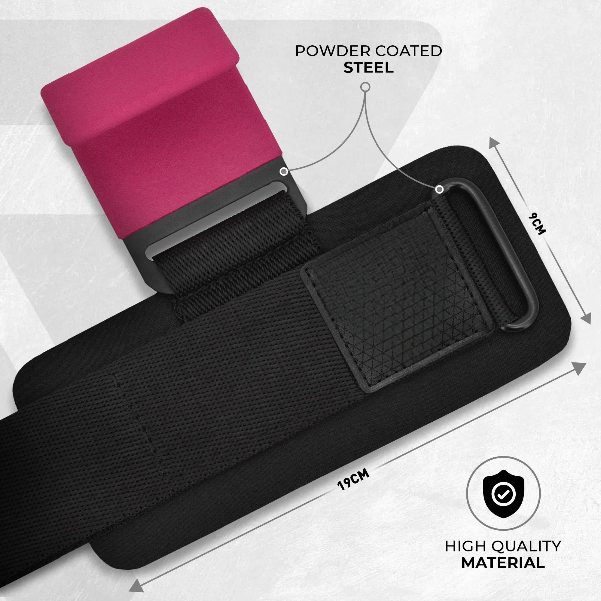 Mrorea Neoprene Wrist-Support Weight Lifting Hooks