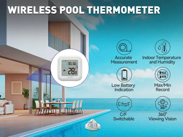 Mrorea Wireless Pool Thermometer