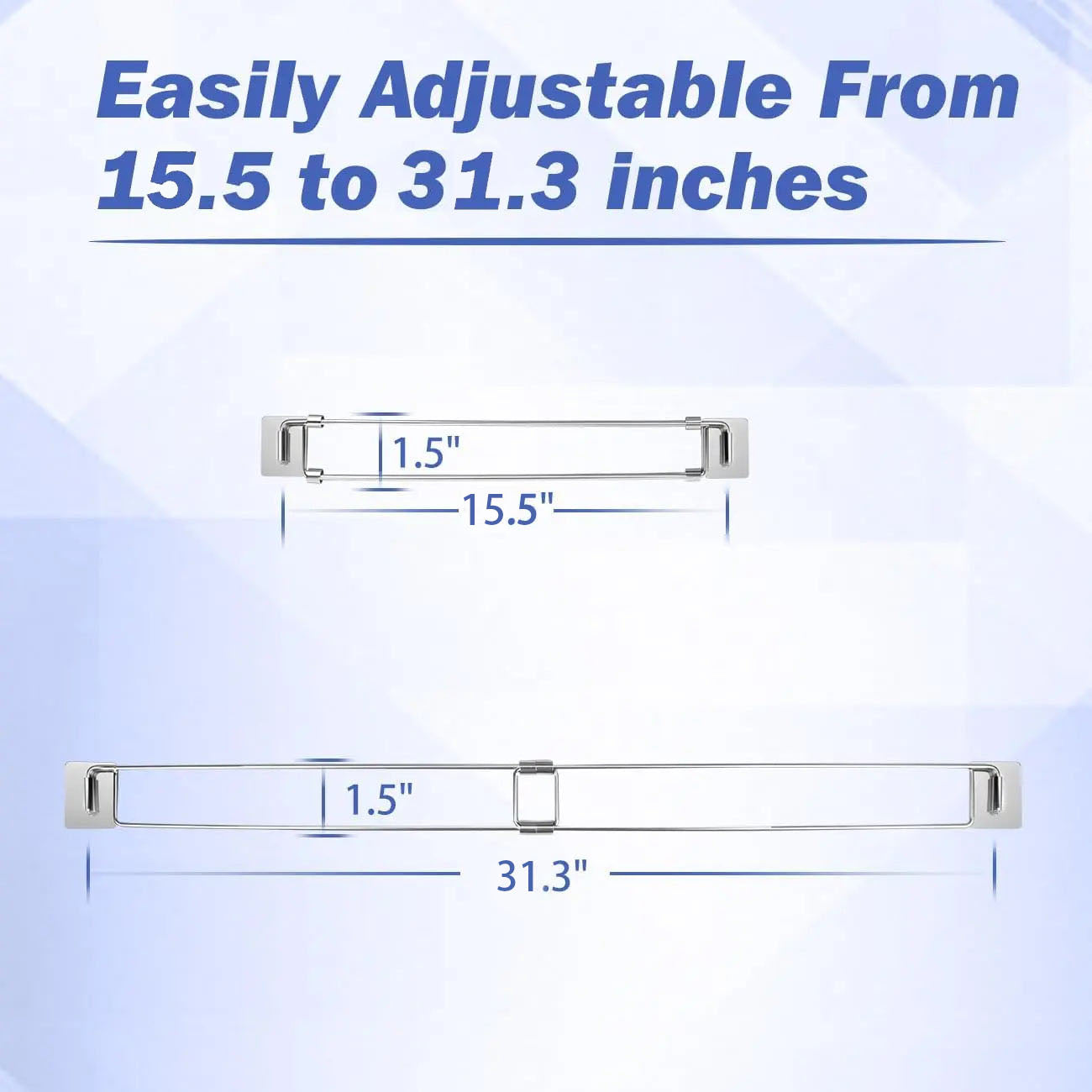 Mrorea RV Travel Secure Bars 2 Pcs