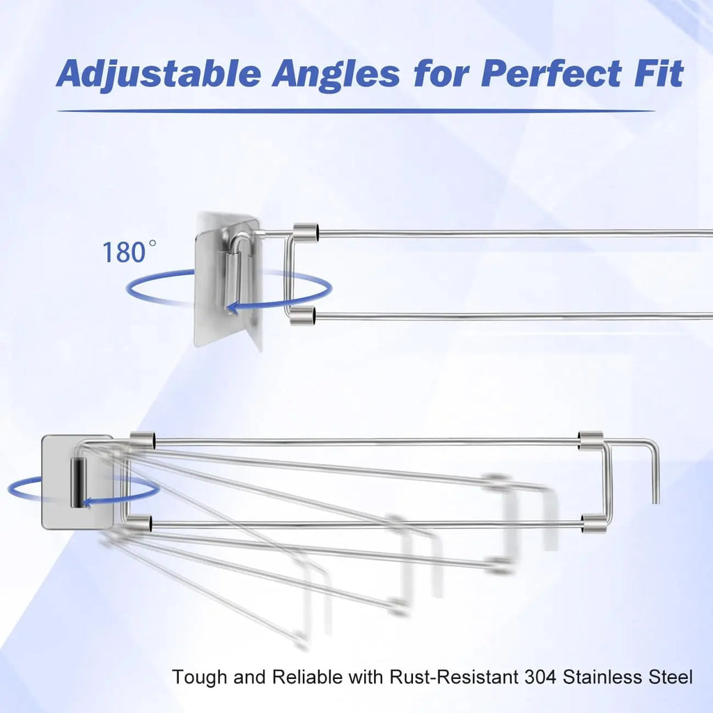 Mrorea RV Travel Secure Bars 2 Pcs