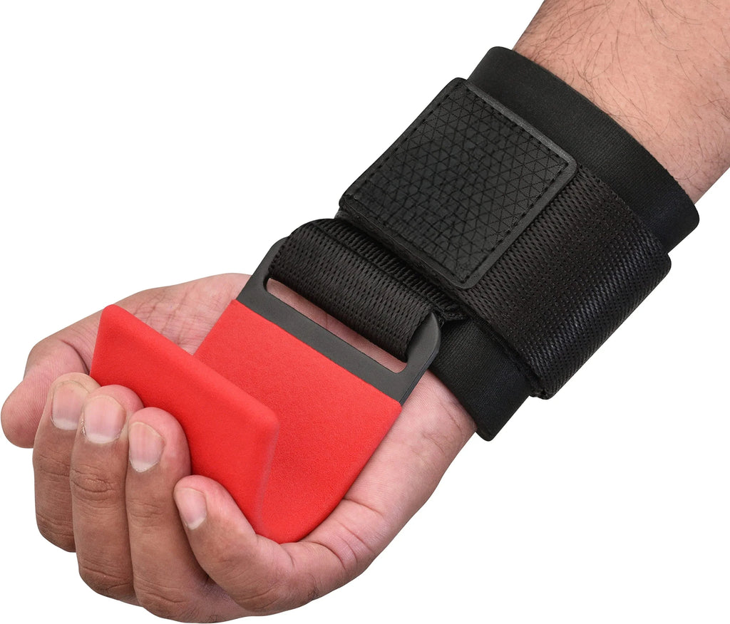 Mrorea Neoprene Wrist-Support Weight Lifting Hooks