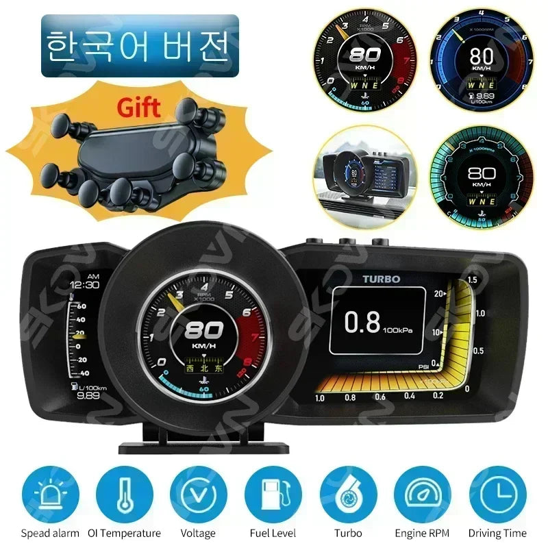 Mrorea car HUD head up display digital speedometer product image 10