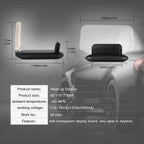 GEYIREN C1 OBD2 HUD - Car Head Up Display GPS Navigation Projector Digital Speed Gauge Overspeed Warning KMH MPH Plug and Play